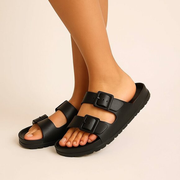 Women's Arch Support Sandals with Adjustable Straps - Picture 8 of 12